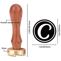 1 Stück goldfarbener Stempelkopf aus Messing&nbsp;DIY-CP0007-81C