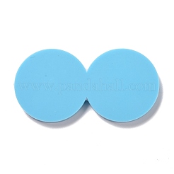 Diy redondo plano con moldes de silicona para colgantes de gingerman&nbsp;DIY-D060-37