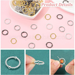 100 cadre de perles en alliage 4 couleurs&nbsp;FIND-SC0017-82