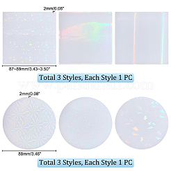 6 Stück Silikonpads in 6 Stilen&nbsp;SIL-GA0001-12