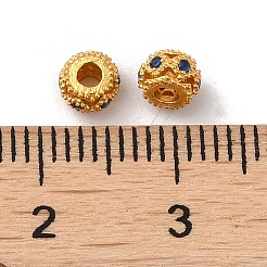 Mattgoldfarbene 925 Sterlingsilberperlen&nbsp;STER-M113-24MG-03