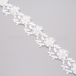Spitzenbesatz buntes Blumenmuster DIY bestickte Besatzbänder&nbsp;DIY-WH0182-13