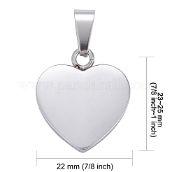 Pendentifs vierges estampés en acier inoxydable 304 résistants au ternissement et à la mode&nbsp;LS-STAS-J002A-01