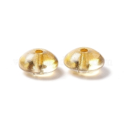 Perles en verre transparentes&nbsp;GLAA-F117-02F