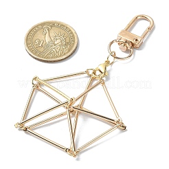 Messing-Leerbeutel-Steinhalter für Schlüsselbund&nbsp;KEYC-TA00030-01