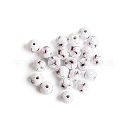 Perles de bois imprimées saint valentin&nbsp;VALE-PW0001-134