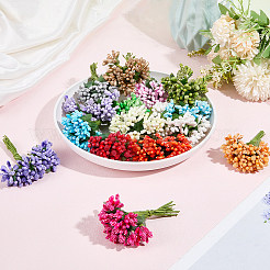 180 Stück 15 Farben Gesso künstliche Blume&nbsp;DIY-SP0006-16