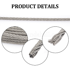 Alambre de acero inoxidable 304 y protectores y guardianes de alambre&nbsp;DIY-UN0006-13