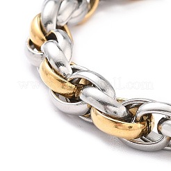 Bracelet chaîne en acier inoxydable 304 pour hommes et femmes&nbsp;BJEW-Z011-19GP