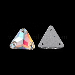 Dreiecksform Strass aufnähen&nbsp;GLAA-WH0033-55A-01