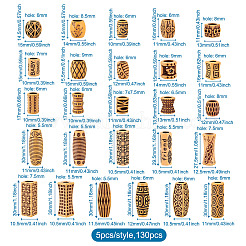 130 pièce de 26 perles en plastique de style&nbsp;KY-CD0001-01