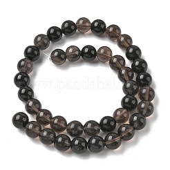 Natürliche Eis Obsidian Perlen Stränge&nbsp;G-P590-A03-10mm-02
