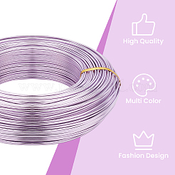 Fil d'aluminium anodisé rond&nbsp;AW-BC0007-1.5mm-06
