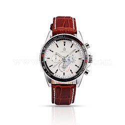 Наручные часы из нержавеющей стали, кварцевые часы, Индийская красная, 255x19~22 мм, голова часов : 44x50.5x13.5 мм