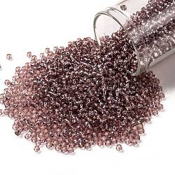TOHO Round Seed Beads, Japanese Seed Beads, (26) Silver Lined Light Amethyst, 11/0, 2.2mm, Hole: 0.8mm, about 5555pcs/50g