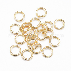 304 Edelstahl Ringe springen, offene Ringe springen, golden, 20 Gauge, 5x0.8 mm, Innendurchmesser: 3.5 mm