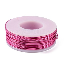Runder Aluminiumdraht, neon rosa , 18 Gauge, 1 mm, ca. 23 m / Rolle