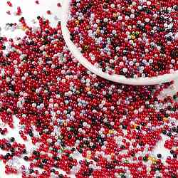 Imitation Pearl Acrylic Beads, No Hole, Round, Mixed Color, 2.5mm, about 10000pcs/bag
