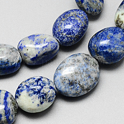 Chapelets de perles en lapis-lazuli naturel, pierre roulée, pépites, 10~20x9~15x8~13mm, Trou: 1~2mm, Environ 29 pcs/chapelet, 15.7 pouce