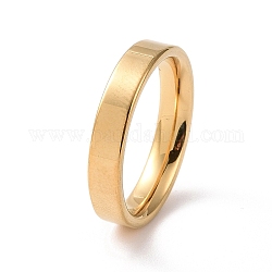 201 кольцо из нержавеющей стали для женщин, золотые, 4 мм, внутренний диаметр: 17 мм