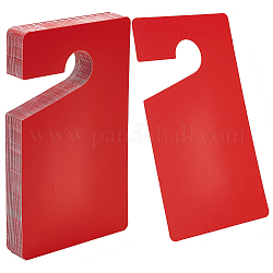 PP-Plastik-Hängetürgriff-Aufhänger-Tags, leere Memotafel, für Zuhause, Hotel, Geschäft, rot, 127x76.2 mm