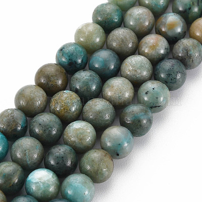 Natur Chrysokoll Perlen Stränge&nbsp;G-S376-004A-1