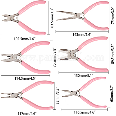 Shop SUNNYCLUE 45# Carbon Steel Long Chain Nose Pliers for Jewelry Making -  PandaHall Selected