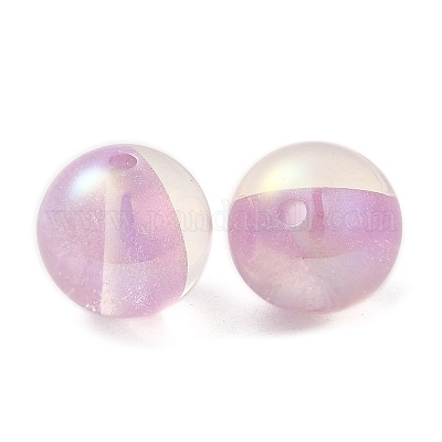 Perles de résine bicolores&nbsp;RESI-Z015-02A-1