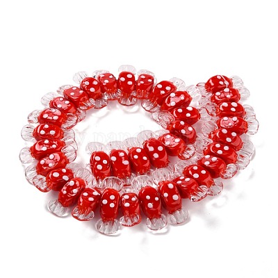 Perles vernissées manuelles&nbsp;LAMP-M010-01B-1