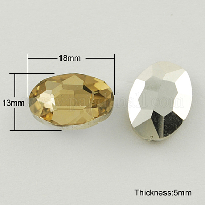 Strass di vetro pointed back&nbsp;RGLA-Q012-23-1