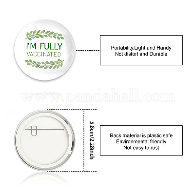 Broche de hojalata&nbsp;JEWB-WH0012-065-1