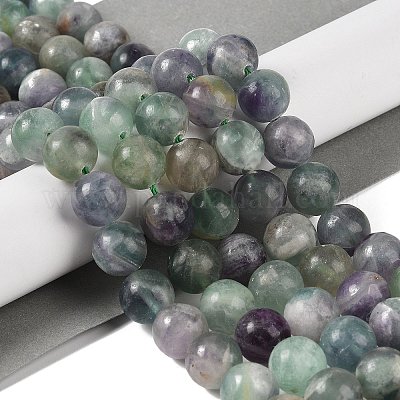 Natürlichen Fluorit Perlen Stränge&nbsp;G-P530-B04-05-1