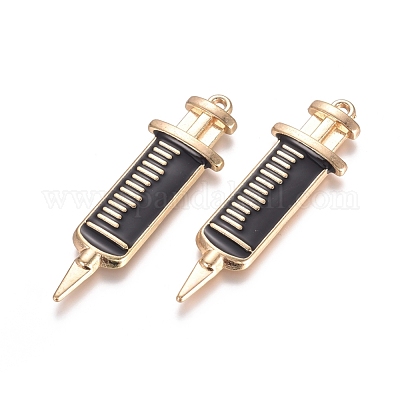 Pendente smaltati in lega&nbsp;PALLOY-WH0066-A-14B-1