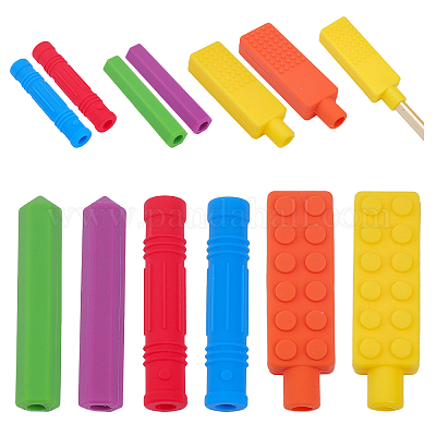 Chgcraft 6pz 6 tappi per penna in silicone stile all'ingrosso - It