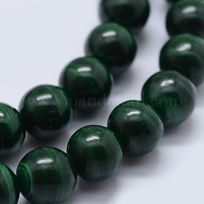 Chapelets de perles en malachite naturelle&nbsp;G-F571-27A2-4mm-1