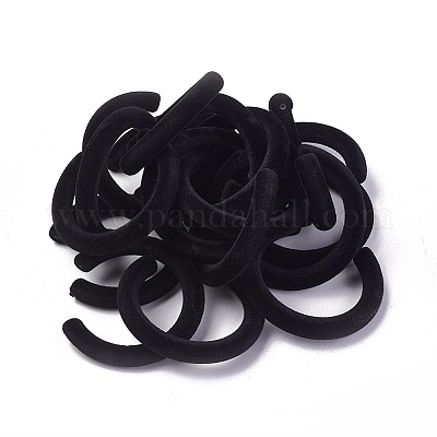 Perles acryliques flocky&nbsp;X-OACR-L010-B-07-1