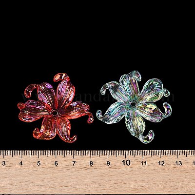 Perles en acrylique transparente&nbsp;X-MACR-K358-06A-1