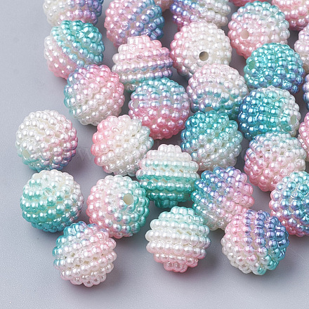 Perles acryliques de perles d'imitation OACR-T004-12mm-03-1