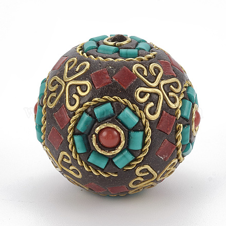 Handmade Indonesia European Beads IPDL-S053-91-1