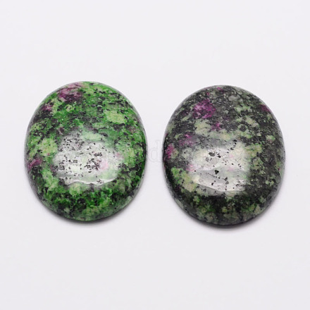 Oval Natural Ruby in Zoisite Cabochons X-G-K020-18x13mm-09-1