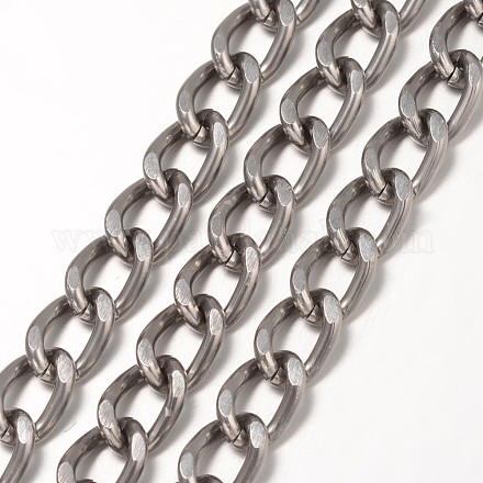 Aluminium Twisted Curb Chains CHA-K001-06B-1