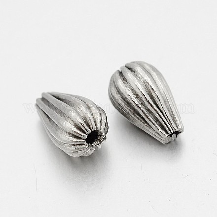 Larme 304 perles ondulées en acier inoxydable STAS-N062-01C-1