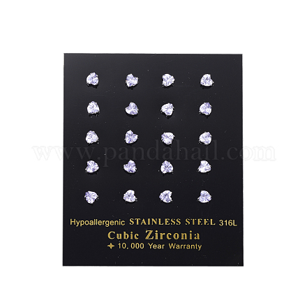 Zirconi orecchini X-EJEW-E098-H-02-1