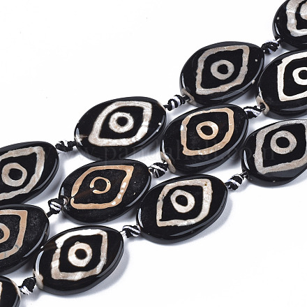 Chapelets de perles de style tibétain G-N326-91-1