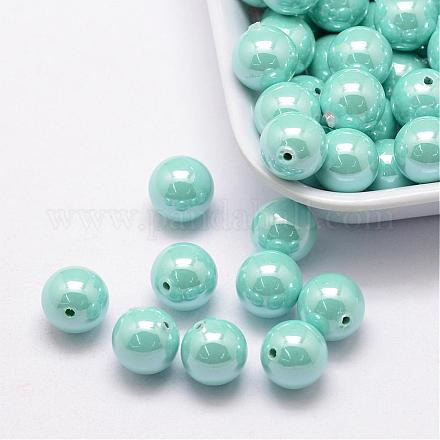 ABS Plastic Imitation Pearl Beads OACR-L008-10mm-B05-1