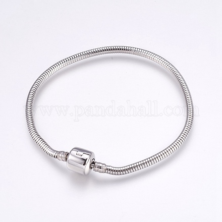 304 fabbricazione di braccialetti europei in acciaio inossidabile PPJ-G001-03P-1