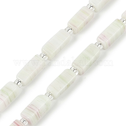 Бусы лэмпворк ручной работы LAMP-Q037-01B-11-1