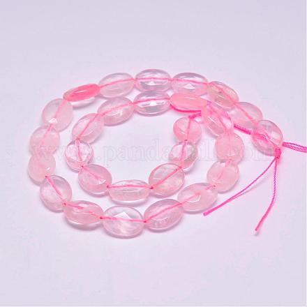 Chapelets de perles en quartz rose naturel G-D864-04-1