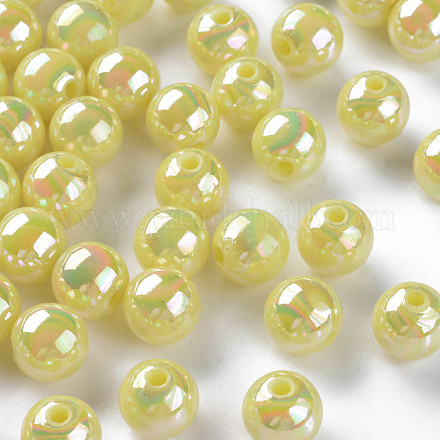 Perles acryliques opaques MACR-S370-D10mm-A10-1