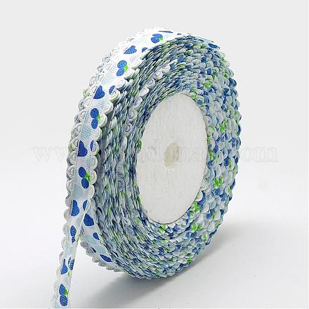 Ruban satin polyester imprimé face unique SRIB-Q010-16mm-01-1